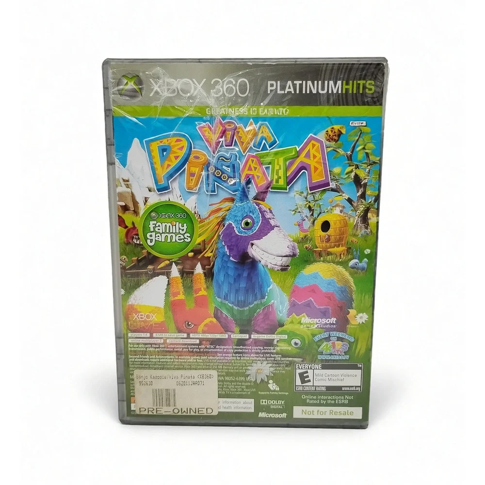 Microsoft Xbox 360 Banjo-Kazooie Nuts & Bolts Viva Pinata Game Bundle Platinum